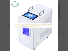 Braune Gasmaschine SPE PEM Wasserstoffgenerator 3000 ml Wasserstoff Inhalationsmaschine WEIZI