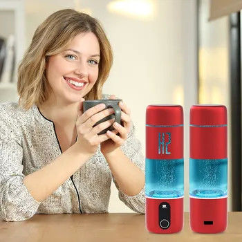 Good price SPE PEM Wasserelektrolyse Portable Wasserstoff-Wasserflasche 2000ppb Berührungssteuerung Online