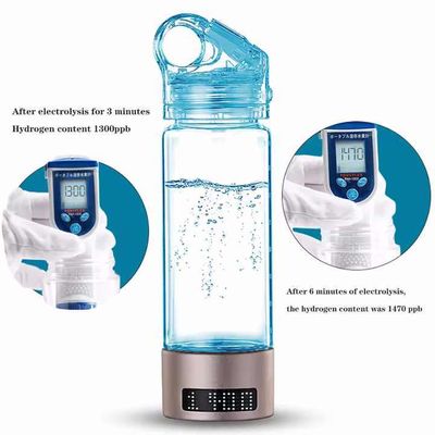 Good price Gesunde tragbare Wasserstoffgenerator-Wasserflasche 400ml, reichhaltiger Reiniger für Zuhause, Outdoor, Reisen, Sport, Büro, Geschenk Online